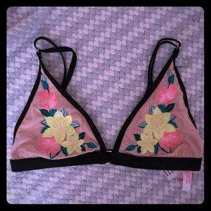 NMW PINK Embroidered Bralette